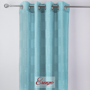 Cortinado Decorativo Azul Turquesa Ref. 84